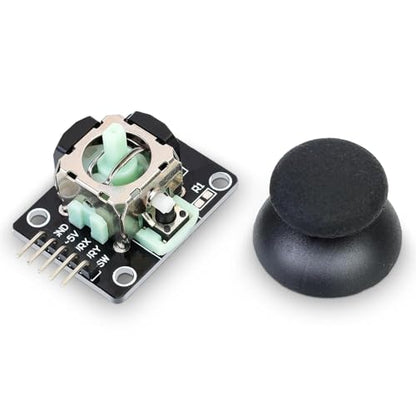Gebildet Robot Dual-axis XY Joystick Module PS2 Game Joystick Control Lever Sensor Game Controller Sensor Board Module KY-023 for Arduino Raspberry(Pack of 8) - style: Dual-axis button joystick