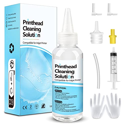 Printhead Cleaning Kits for Epson HP Canon Brother Inkjet Printers, 100ML - size: 100 ml
