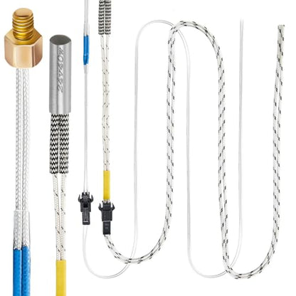 5Aplusreprap Ender 3 M3 Stud Thermistor Replacement for Creality Ender 3V2 - size: M3 stud thermistor