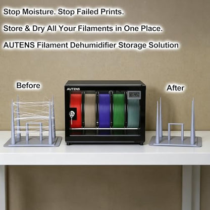 25L 3D Printer Filament Dryer Box, Holds 5 Rolls