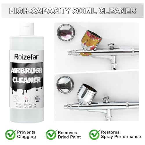 Roizefar 21PCS Airbrush Replacement Parts Kit for Cleaning, Maintenance