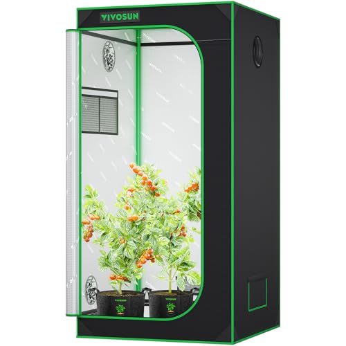 VIVOSUN 32"x32"x63" Grow Tent Highest Reflective Mylar Indoor Tent - size: 32"x32"x63"