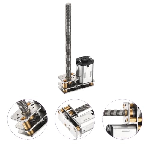 DMiotech 6V 200RPM Rated Torque 4 Output Shaft Length 55mm Micro DC Speed Reduction Motors Mini Metal Gearbox Motor for RC Car Robot Model DIY RC Toys Engine - style: 200RPM