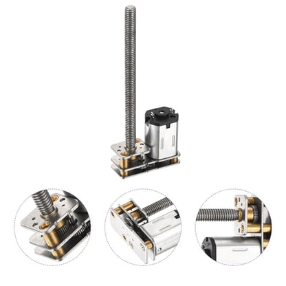 DMiotech 6V 200RPM Rated Torque 4 Output Shaft Length 55mm Micro DC Speed Reduction Motors Mini Metal Gearbox Motor for RC Car Robot Model DIY RC Toys Engine - style: 200RPM