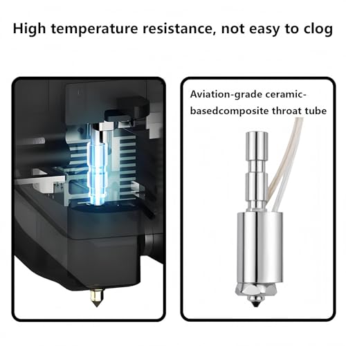 0.4MM Hotend for Anycubic Kobra 3 Max, Integrated Quick Swap Hardened Steel Nozzle High Flow High Speed Hot End Assembled Kit for Kobra 3 Max, Kobra 3 Max Combo 3D Printers - color: 0.4mm Hotend