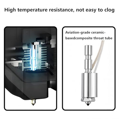 0.4MM Hotend for Anycubic Kobra 3 Max, Integrated Quick Swap Hardened Steel Nozzle High Flow High Speed Hot End Assembled Kit for Kobra 3 Max, Kobra 3 Max Combo 3D Printers - color: 0.4mm Hotend