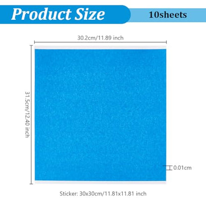 OLYCRAFT 10 Sheet 11.8x11.8 Inch 3D Printer Paper Sheets Tapes