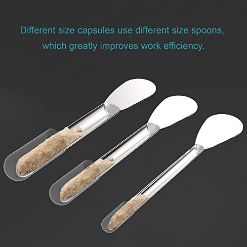 25Pcs Stainless Steel Lab Spatula Set, Tiny Spoons, Lab Spoons & Mini Scoop