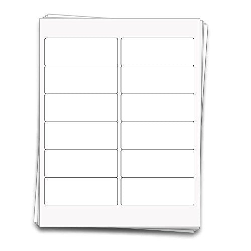 600 Printable Small Bottle Labels for 2 oz. and 4 oz. Bottles, 4 x 1.5 inches - size: 600 Labels, style: White Vinyl Waterproof (Inkjet only)