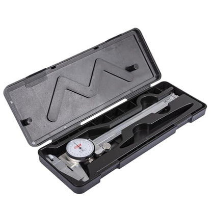 150mm Dial Caliper, Stainless Steel Metric Measuring Tool - size: 0-150mm