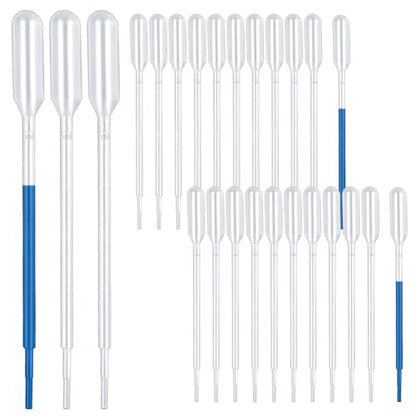 120Pcs 1ml Plastic Transfer Pipettes Dropper - size: 1ml