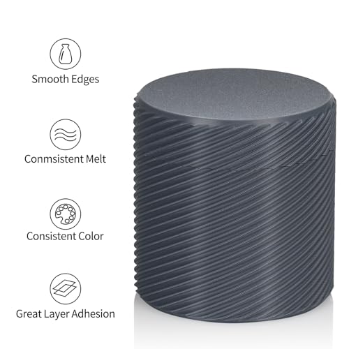 Inland PLA Basics Filament 1.75mm, 1kg Spool – Dimensional Accuracy ±0.02mm, Neatly Wound, Fits Most FDM 3D Printers (Black, White, Gray, True Red, 4 Pack) - color: 4kg Black, White, Gray, True Red