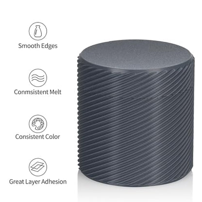 Inland PLA Basics Filament 1.75mm, 1kg Spool – Dimensional Accuracy ±0.02mm, Neatly Wound, Fits Most FDM 3D Printers (Black, White, Gray, True Red, 4 Pack) - color: 4kg Black, White, Gray, True Red