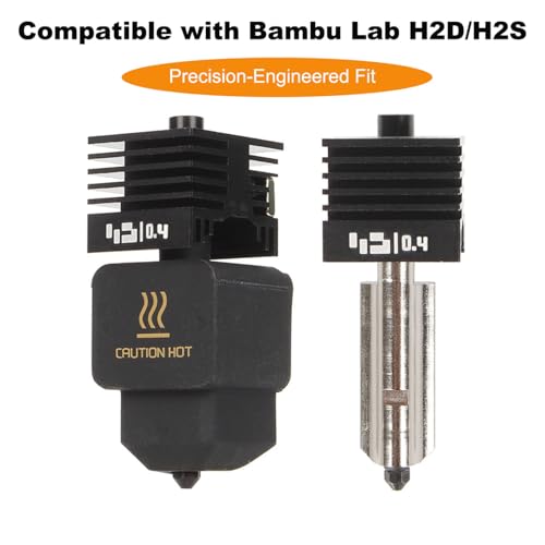 10PCS Hotend Silicone Sock for Bambu Lab H2D/H2S Series, High Temperature 300°C Heat Resistant Nozzle Cover, Anti-Stick & Thermal Insulation Protective Case for 3D Printer Accessories - size: H2D/H2S