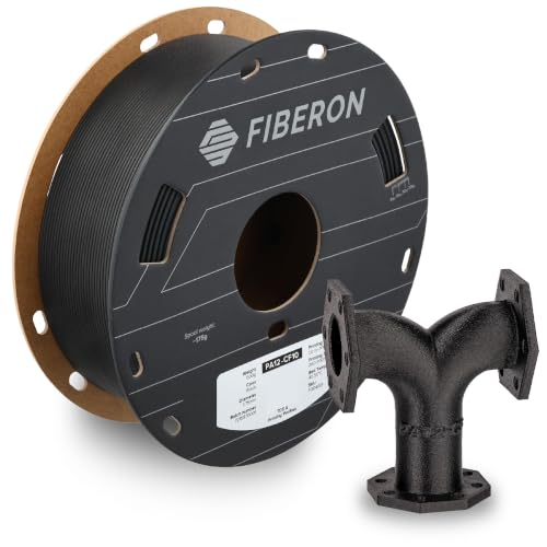 Polymaker Fiberon PA12-CF10 Carbon Fiber Nylon Filament 1.75mm Black 0.5kg - color: Black Pa12-cf10 0.5kg, size: NYLON