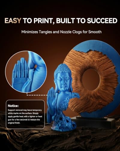 SUNLU 2KG Metal PLA Filament 1.75mm, Azurite & Brass Gold - color: Metallic Blue+brass Gold