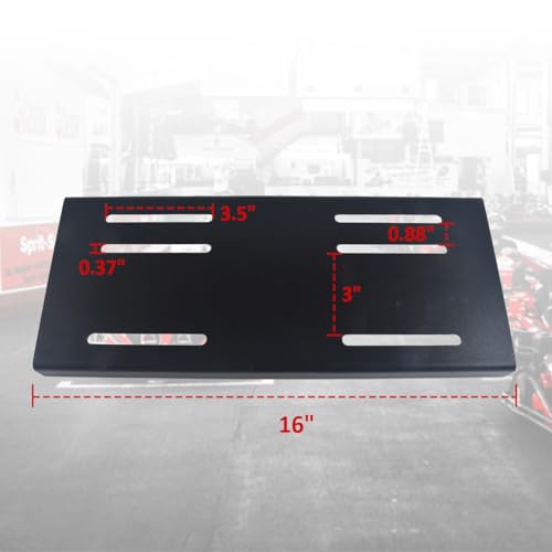 Engine Motor Mount Plate for Predator 420cc 670cc Engine Outdoor Powersport - color: Black