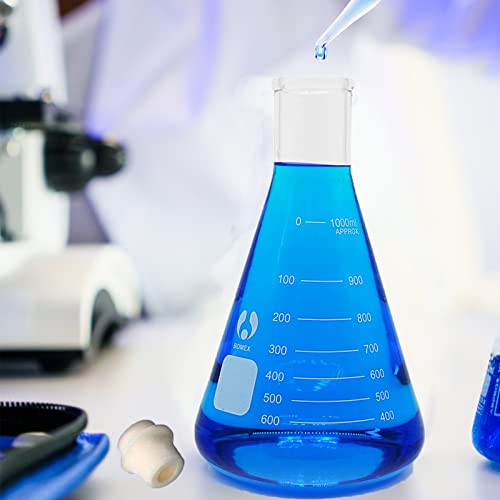 1000ml Narrow Mouth Graduated Erlenmeyer Flasks 1 Pack - size: 1000ml