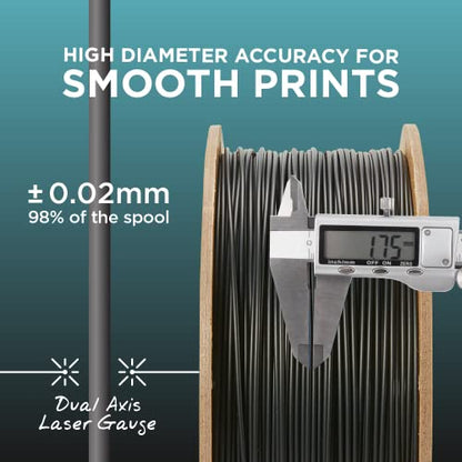 Polymaker PLA Filament, White 3D Printing PLA Filament 1.75mm 3kg - PolyLite 3D Printer PLA Filament, Dimensional Accuracy +/- 0.03mm, Compatible with Most 3D Printer, White - color: 315 - 1.75mm White (Hex Code: #Ddd7d3), size: 1.75 Millimeters