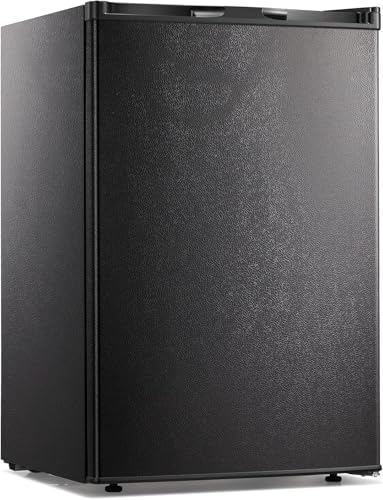 Kismile Upright Freezer, 3.0 Cu.ft Small Mini Freezer, Black - color: Deep Black, size: 3.0 Cu.ft