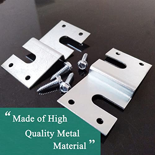 MK01 Splendide RV Washer Dryer or Combo Mounting Brackets Kit for Westland LG Clothes Washing Machine，Prevent Applications Shifting, Included 2 Brackets 4 Screws and Instruction