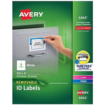 AVERY AVE6464 - Removable Label