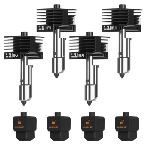 4 PCS for Bambu Lab H2D/H2S/H2C 0.4mm Nozzle Hardened Steel Quick Swap - size: 0.4mm/0.4mm/0.4mm/0.4mm H2D/H2S/H2C