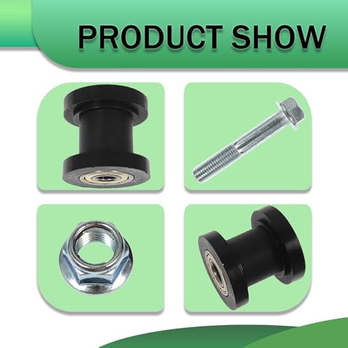 8mm and 10mm Chain Roller Pulley Tensioner Wheel Guide Per Replacement for 125cc 140cc 160cc Motorcycle Mini Bike Atv SSR XR125 CRF50 KLX110 Pitster Pit Dirt Bike Parts