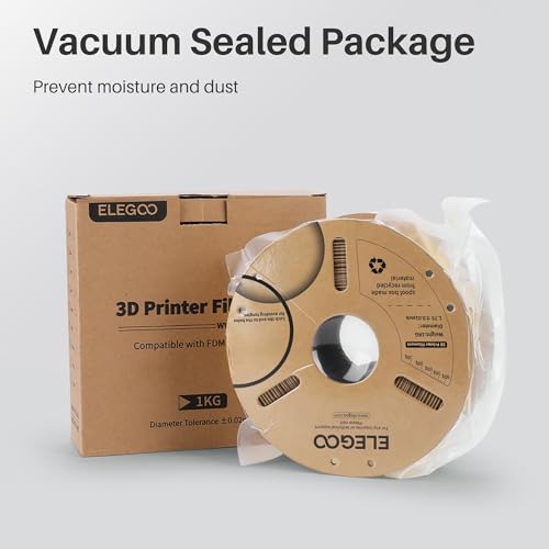 ELEGOO PLA 3D Printer Filament 1.75mm Metal Bronze 1KG - color: Metal Bronze, size: 1kg