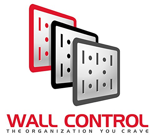Wall Control 30-WRK-400GB Standard Workbench Metal Pegboard Tool Organizer,Gray/Black - color: Gray/Black