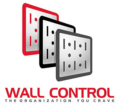 Wall Control 30-WRK-400GB Standard Workbench Metal Pegboard Tool Organizer,Gray/Black - color: Gray/Black