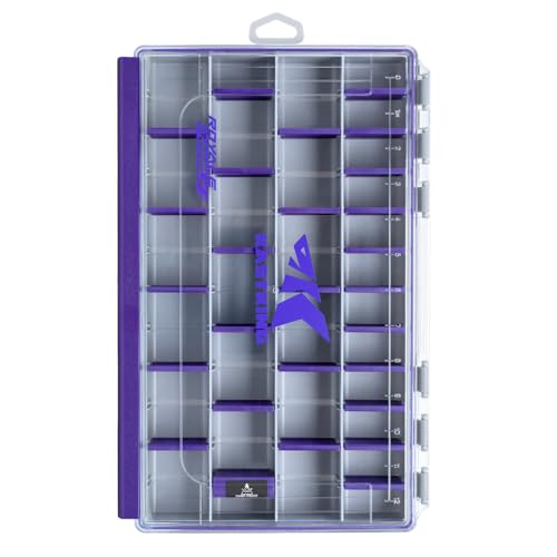 KastKing HyperSeal Waterproof Tackle Box, 3700 1 Pack, Purple - color: Purple, size: 3700(1 Pack)