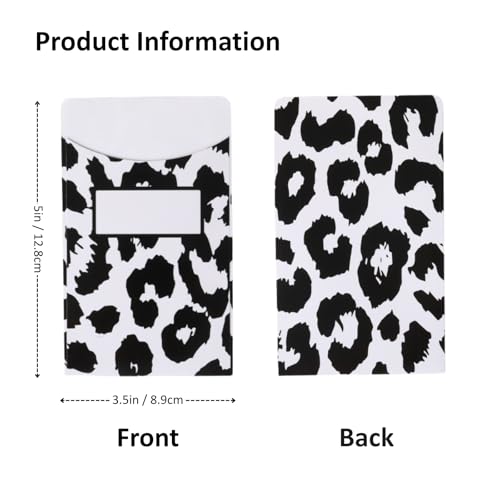 50 Pcs Black & White Classroom Jobs Bulletin Board Pocket Chart Set 10 Unique Designs Library Pockets 3.5x5 Inches Card Stock Envelopes with Adhesive Dots for Back to School Classroom - color: Black N White, size: 3.5x5 IN - 50 Count
