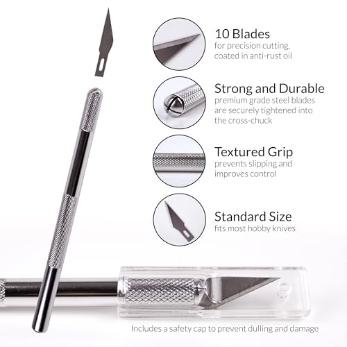 WA Portman Sewing Cutting Mat, Precision Knife, Blades, & Ruler Set - size: 18x24
