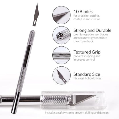 WA Portman Sewing Cutting Mat, Precision Knife, Blades, & Ruler Set - size: 18x24