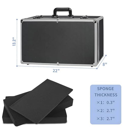 22 Inch Hard Carrying Case - size: Inner：21.6''X 11.6''X 7.6''