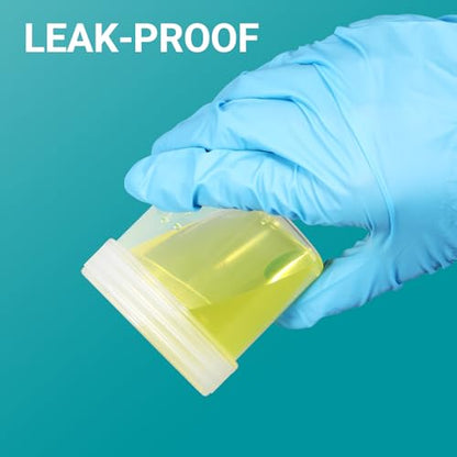 ASEVAT 1 oz Wide Mouth Lab Reagent Bottles, Laboratory Grade Chemical Container, Sealed Leak-proof Translucent PP Bottle, Pill Bottle, Water Sample Jars(6 Pcs) - size: 1 oz