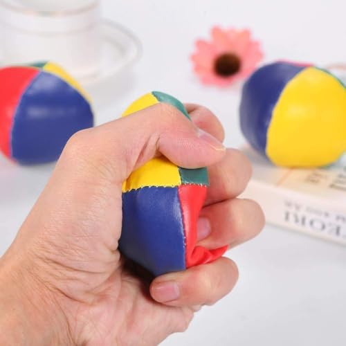 6 Pcs Juggling Balls Set, Multi-Colored Juggling Balls Beginners