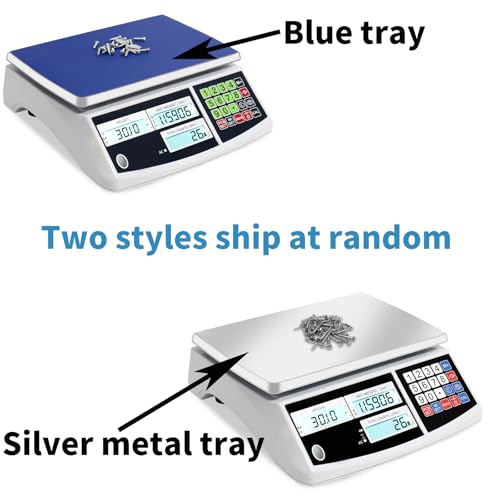 Industrial Counting Scale, g/kg/lb, Coin Scale, Precision Electronic Gram Scale for Parts and Coins,Digital Inventory Scale with Alarm Mode (30kg/66lb, 0.1g) - size: 30kg