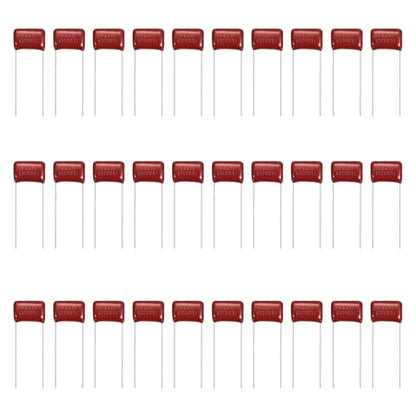 MECCANIXITY 30 Pcs Metallized Polypropylene Film Capacitors 103J 0.01UF - size: 103J 0.01UF