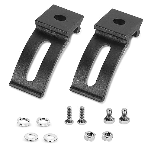 LED Light Bar Mounting Bracket - Mounting Brackets Universal Adjustable Slide Mounted Base for Work Light Bar LED Pod (Pack of 2) - size: Light Bar Adjustable Brackets