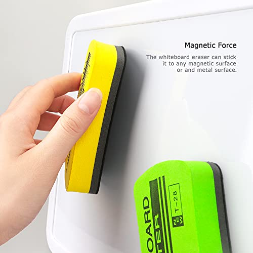 6 Pack Magnetic Dry Erase Erasers 4.2" x 2.2"