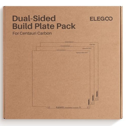 ELEGOO 3 Pack Build Plate 256x256mm for CC1/CC2