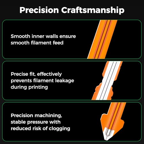 Creality Ender 3 V4 Nozzle 0.4mm, Official Original Unicorn 3D Printer Nozzles Kit, Integrated Hotend Nozzle Kit for Ender 3 V4 3D Printer, All-Metal Design, Anti-Clog, Smooth Flow - style: Ender 3 V4-0.4mm