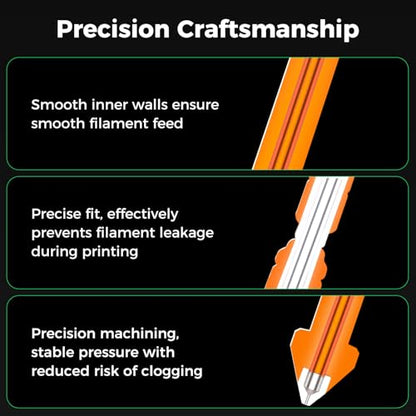 Creality Ender 3 V4 Nozzle 0.4mm, Official Original Unicorn 3D Printer Nozzles Kit, Integrated Hotend Nozzle Kit for Ender 3 V4 3D Printer, All-Metal Design, Anti-Clog, Smooth Flow - style: Ender 3 V4-0.4mm