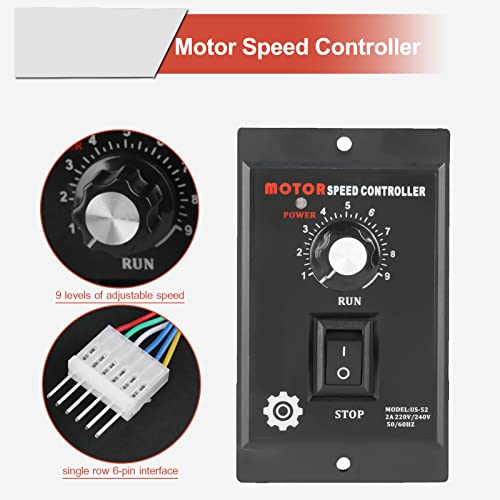 Acogedor AC Motor Speed Controller 400W 220V, Forward Reverse