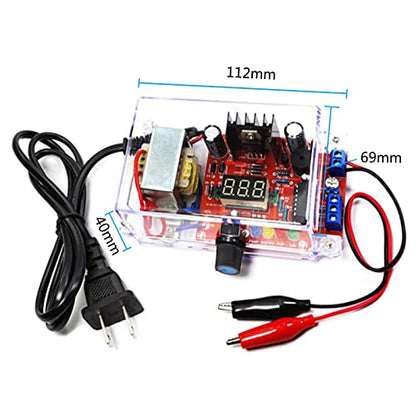 Alinan 2pcs LM317 DIY Kit Adjustable Regulated Voltage 110V to 1.25V-12.5V Step-Down Power Supply Module PCB Board Electronic Kits