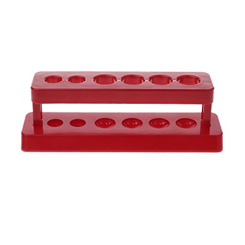 1pcTest Tube Holder 6 Hole Plastic Rack Stand Burette Stand Shelf Laboratory