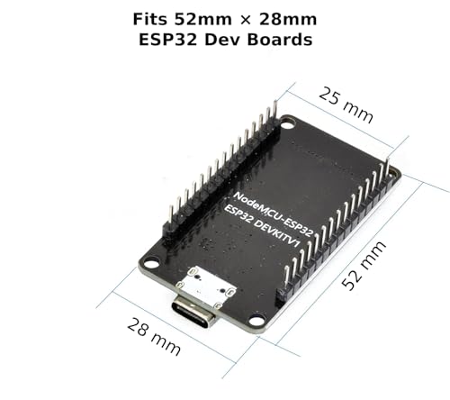 ESP32 case Set 2 Pack for 30 pin ESP32 with GPIO Exposed Pins