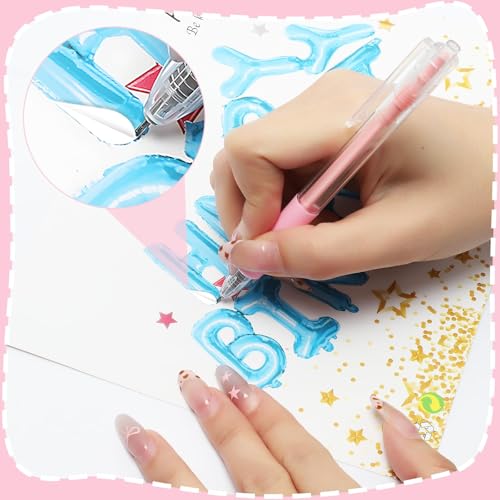 Craft Knife, Kaluofan 12PCS Retractable Pen Knife, Mini DIY Craft Cutting Tools Kit, Utility Paper Cutting Tool for Art Scrapbooking Drawing and Paper Crafting